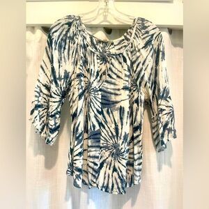 Love stitch boho blouse SZ M